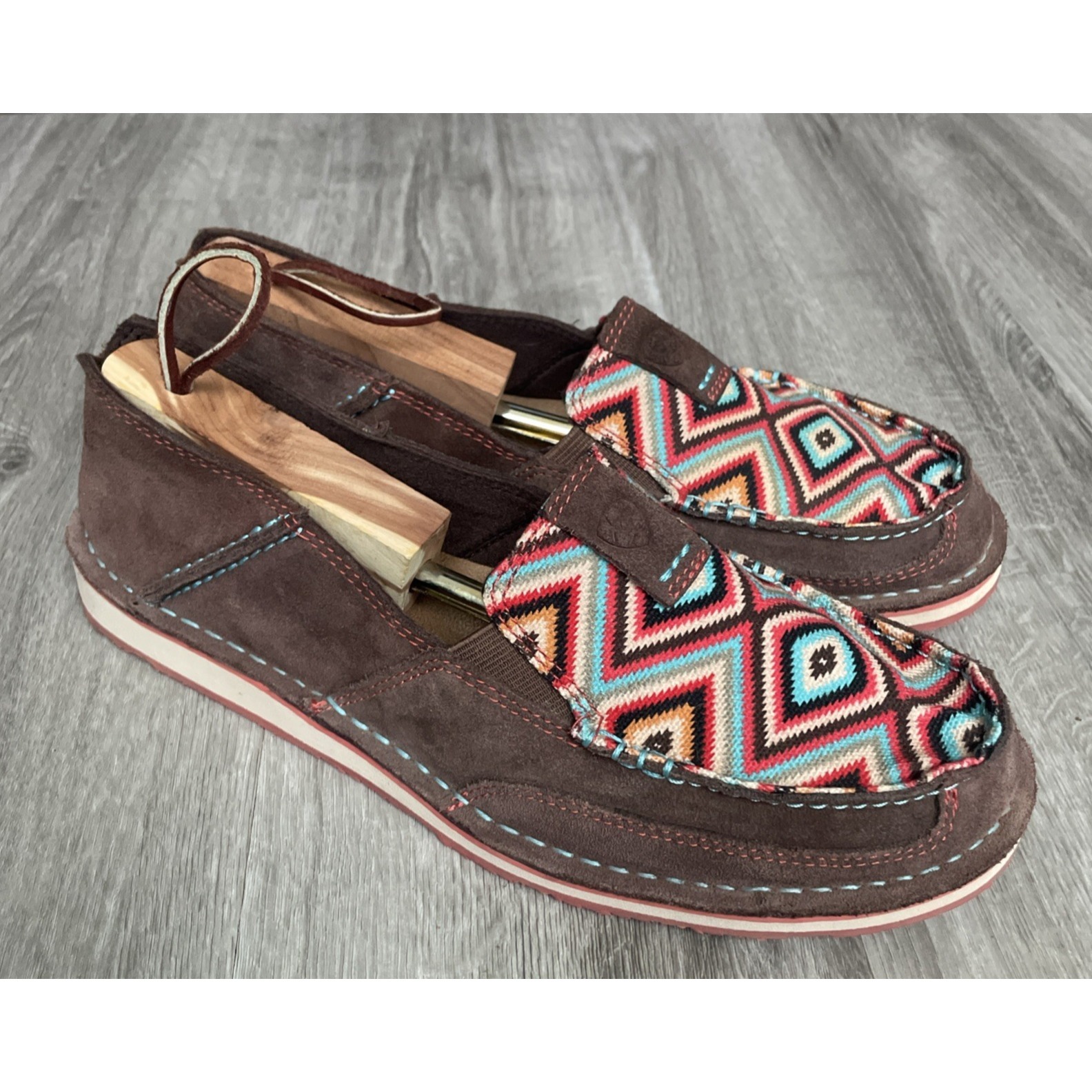 Ariat Women's Cruiser Leather Slip On Loafers Size 10 B